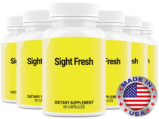 Sight Fresh eye health and vision support supplement bottles